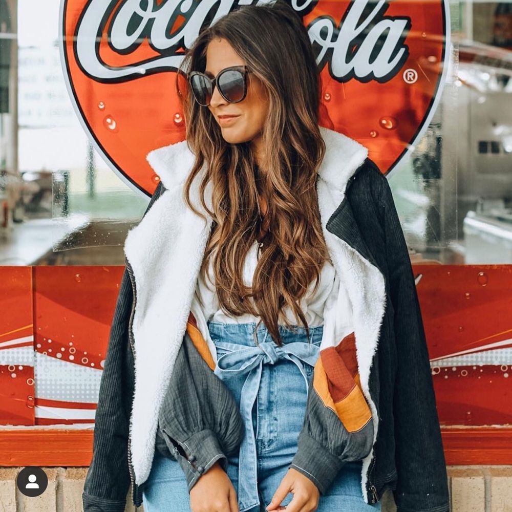 Vici Dolls exclusive - corduroy Sherpa jacket